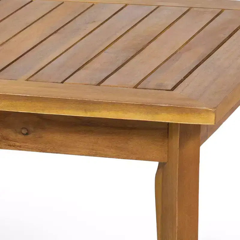 Set da Conversazione per Esterni 4 Posti Nicholson in Legno di Acacia - Teak/Beige - Christopher Knight Home: Set Conversazione per Patio con Cuscini e Tavolino da Caffè