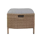 Set da conversazione Kokoli 5 pezzi - Marrone - Alaterre Furniture: Mobili da esterno per patio con cuscini, nessun assemblaggio richiesto