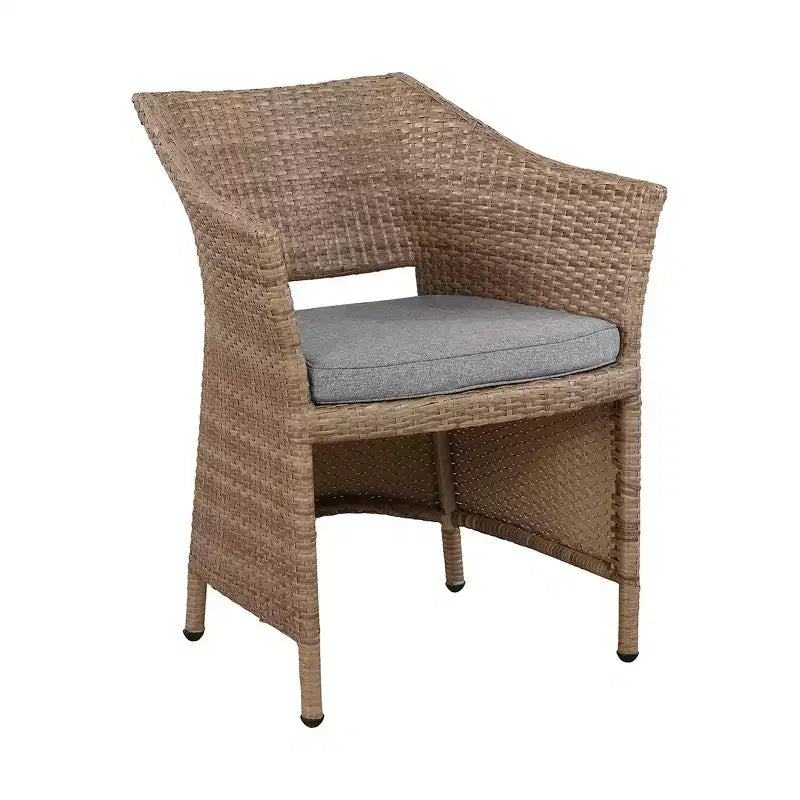 Set da conversazione Kokoli 5 pezzi - Marrone - Alaterre Furniture: Mobili da esterno per patio con cuscini, nessun assemblaggio richiesto