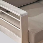 Ensemble table de foyer rectangulaire Cape Coral 3 pièces en aluminium et MGO - Gris clair - Christopher Knight Home