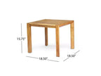 Ensemble de conversation 3 pièces en bois d'acacia Leah : Sièges d'extérieur avec coussins – Christopher Knight Home