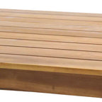 Set da conversazione per patio in legno di acacia Magnolia 5 pz - Teak/Grigio scuro - Christopher Knight Home: Moderno set conversazione resistente all'acqua