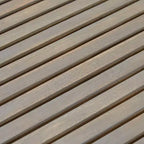 Set da conversazione 2 pezzi Grenada in legno di acacia grigio per patio: resistente alle intemperie con cuscini - Christopher Knight Home
