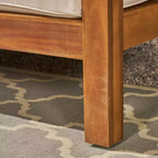 Divano componibile a V a 5 pezzi Oana in legno di acacia, teak/beige - Christopher Knight Home: resistente alle intemperie, design contemporaneo
