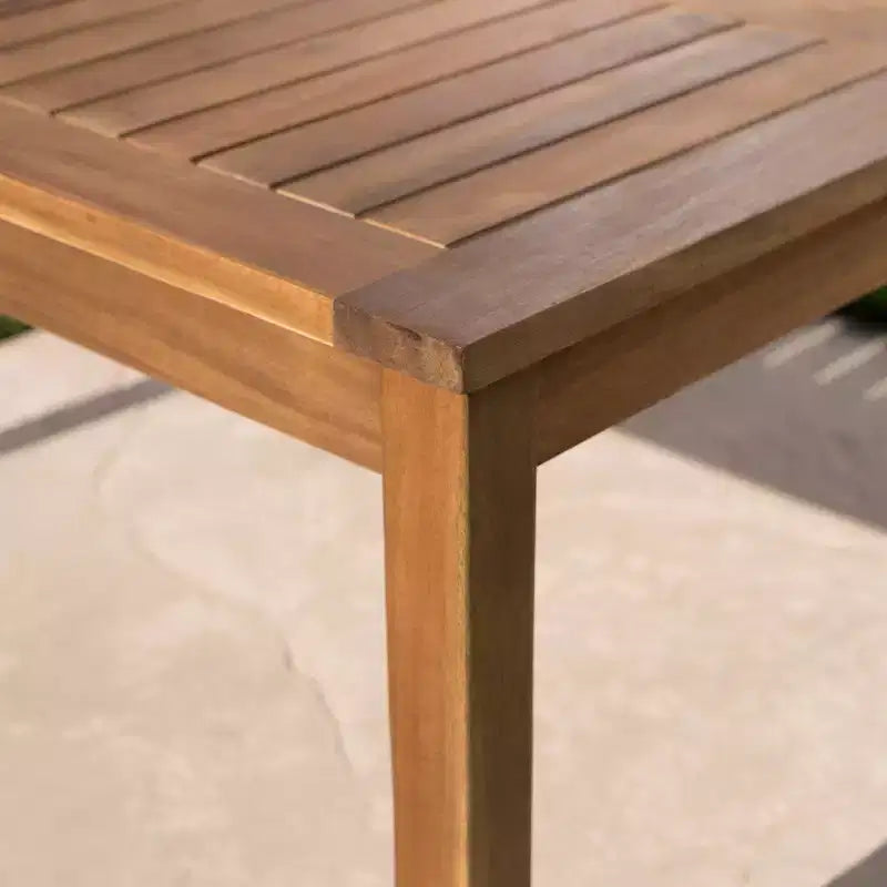Set Perla 5 pezzi in legno di acacia: Divano modulare e tavolino resistenti alle intemperie - Christopher Knight Home