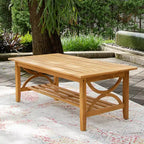 Set da conversazione da esterno Sonoma Lane Eola 5 pezzi in teak con cuscini con cerniera color cammello – Resistente alle intemperie