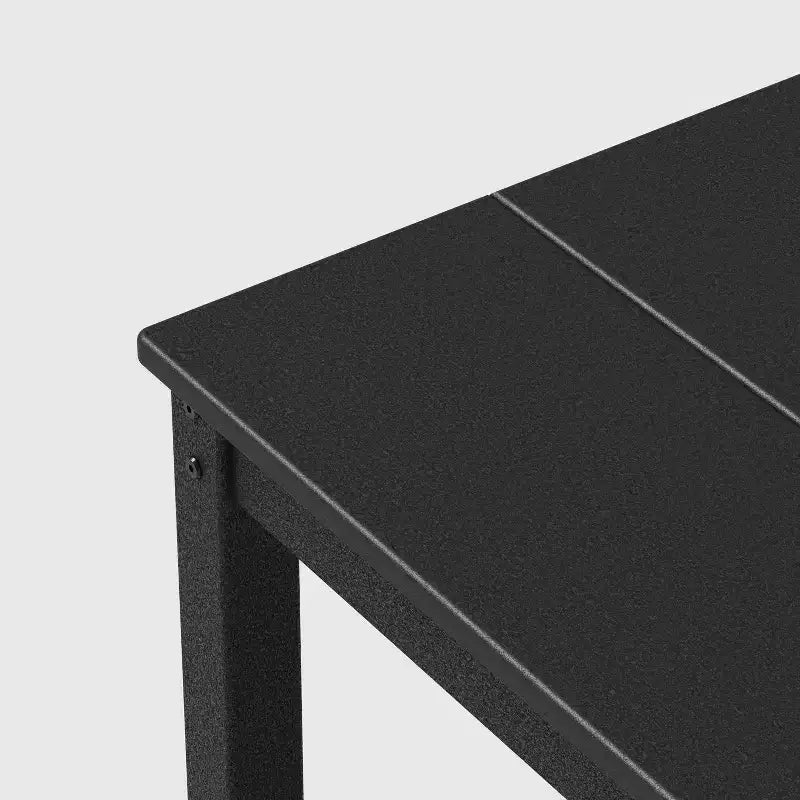POLYWOOD Moore Set da balcone/patio 3 pezzi, altezza bancone, nero