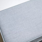 Ensemble de 6 pièces Captiva Designs, Foyer d'extérieur moderne en aluminium avec fauteuils et poufs