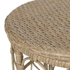 Set da conversazione 3 pezzi in vimini Bruce per esterno con cuscini marrone chiaro/beige - Christopher Knight Home: Rattan PE, resistente ai raggi UV e alle intemperie