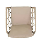 Set da conversazione 3 pezzi in vimini Bruce per esterno con cuscini marrone chiaro/beige - Christopher Knight Home: Rattan PE, resistente ai raggi UV e alle intemperie