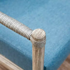 Captiva Designs Coastal Set Divano da Esterno 6 pezzi in Acciaio e Rattan con Tavolino da Caffè
