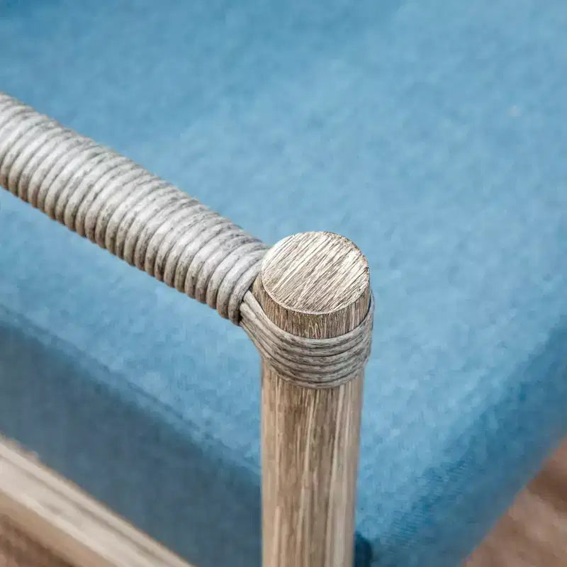 Captiva Designs Coastal Set Divano da Esterno 6 pezzi in Acciaio e Rattan con Tavolino da Caffè