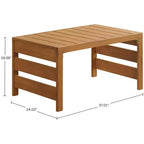 Alaterre Furniture Set da 2 mobili da esterno resistenti alle intemperie Barton con divano e tavolino da caffè