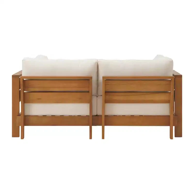 Alaterre Furniture Set da 2 mobili da esterno resistenti alle intemperie Barton con divano e tavolino da caffè
