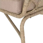 Divanetto e tavolino da caffè 2 pz Bruce Outdoor Wicker: Ispirazione boho, resistente ai raggi UV e alle intemperie - Christopher Knight Home