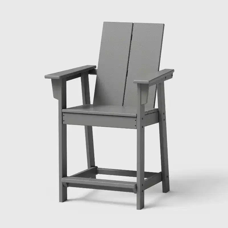 Set salotto da balcone POLYWOOD Moore a 3 pezzi, grigio ardesia
