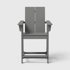 Set salotto da balcone POLYWOOD Moore a 3 pezzi, grigio ardesia
