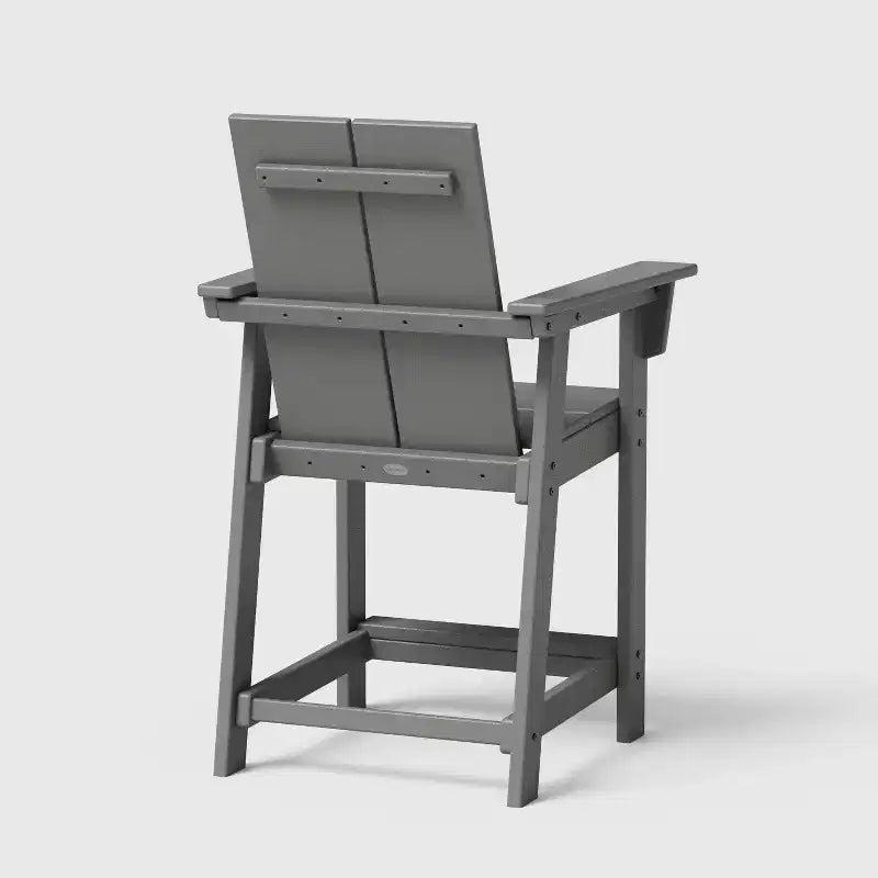 Set salotto da balcone POLYWOOD Moore a 3 pezzi, grigio ardesia