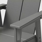 Set salotto da balcone POLYWOOD Moore a 3 pezzi, grigio ardesia
