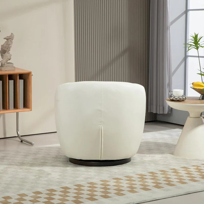Fauteuil pivotant avec rangement intégré