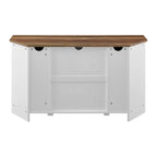 Mobile TV ad angolo con porta scorrevole Middlebrook da 52 pollici