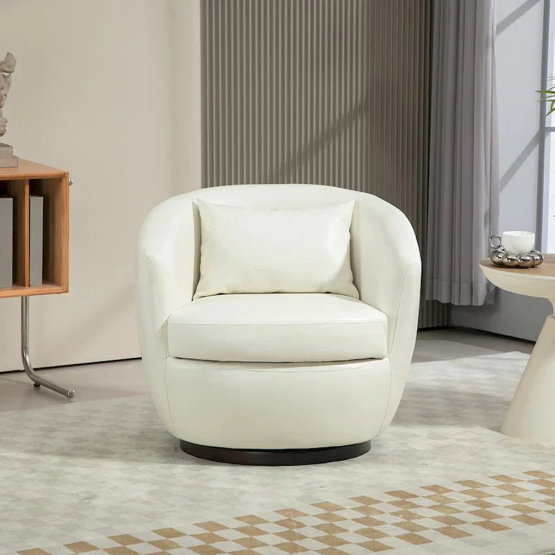 Fauteuil pivotant avec rangement intégré
