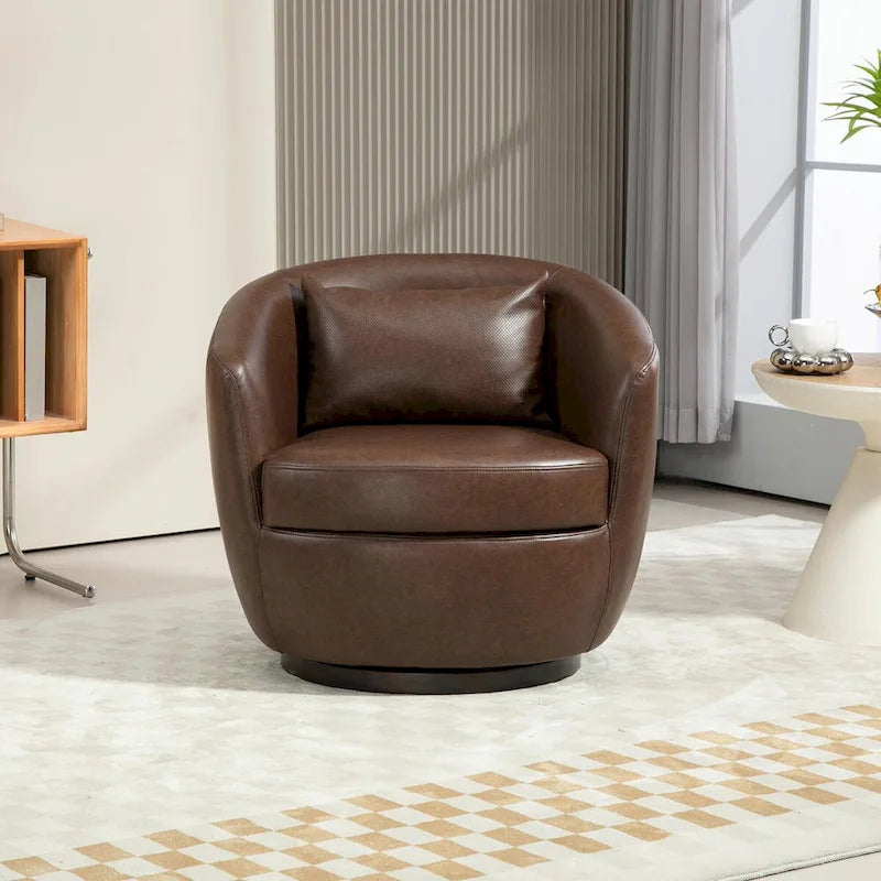 Fauteuil pivotant avec rangement intégré