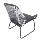 Christopher Knight Home Milano Set da 3 pezzi da esterno in vimini con cuscini, grigio/bianco