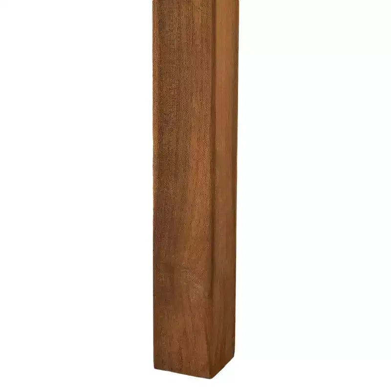 GDFStudio Abena - Canapé d'angle d'extérieur 9 places en acacia avec coussins