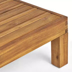 Christopher Knight Home Cascada, set divano sezionale a 7 posti in legno di acacia da esterno con cuscini