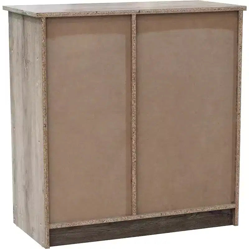 Kings Brand Furniture - Credenza/Madia con 3 Ripiani e 1 Anta, Rovere