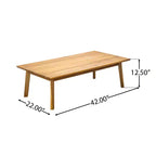 Christopher Knight Home Fawn Set Divanetto e Tavolino Moderno da Esterno in Legno di Acacia, Beige/Teak