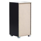 Kings Brand Furniture - Mobile Credenza Accentata con Vetrina e Anta in Vetro per Soggiorno, Camera da Leto, Cucina, Ufficio e Ingresso