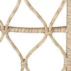 GDFStudio Colmar Set da salotto da esterno in vimini a 4 posti con cuscini, marrone chiaro/beige