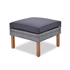 Set da conversazione da esterno in rattan da 9 pezzi, set divano da patio con tavolino da caffè e cuscino lavabile - ModernLuxe