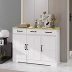 Credenza rustica con 3 cassetti e 3 ante per sala da pranzo, soggiorno, cucina