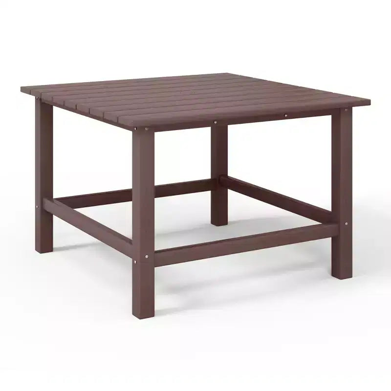 WestinTrends Malibu Set da 5 Pezzi Tavolo Quadrato da Pranzo e Sedie per Bambini in HDPE da Esterno
