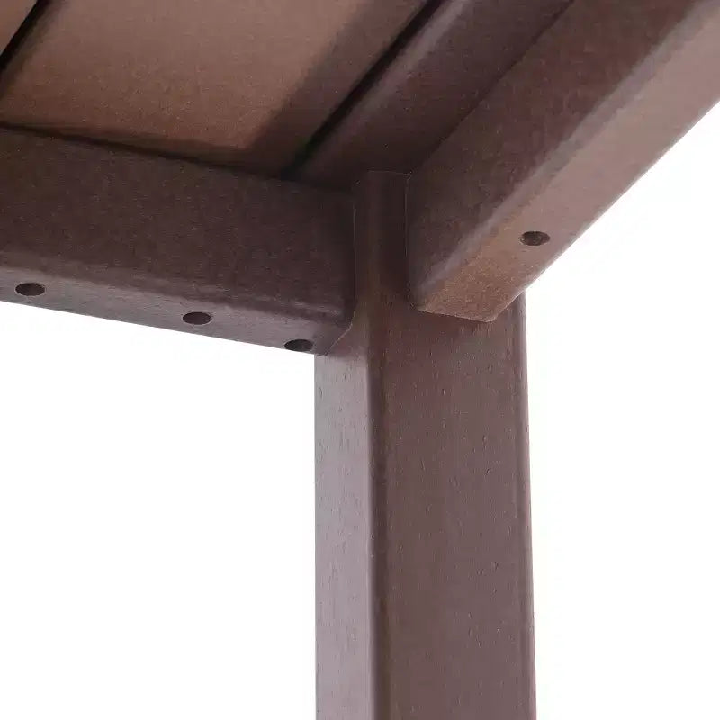 WestinTrends Malibu Set da 5 Pezzi Tavolo Quadrato da Pranzo e Sedie per Bambini in HDPE da Esterno