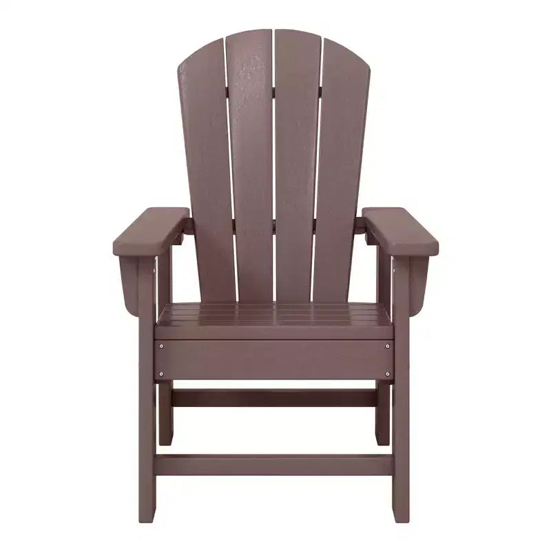 WestinTrends Malibu Set da 5 Pezzi Tavolo Quadrato da Pranzo e Sedie per Bambini in HDPE da Esterno