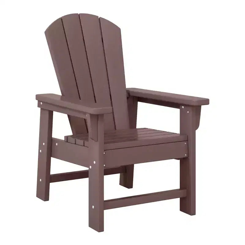 WestinTrends Malibu Set da 5 Pezzi Tavolo Quadrato da Pranzo e Sedie per Bambini in HDPE da Esterno
