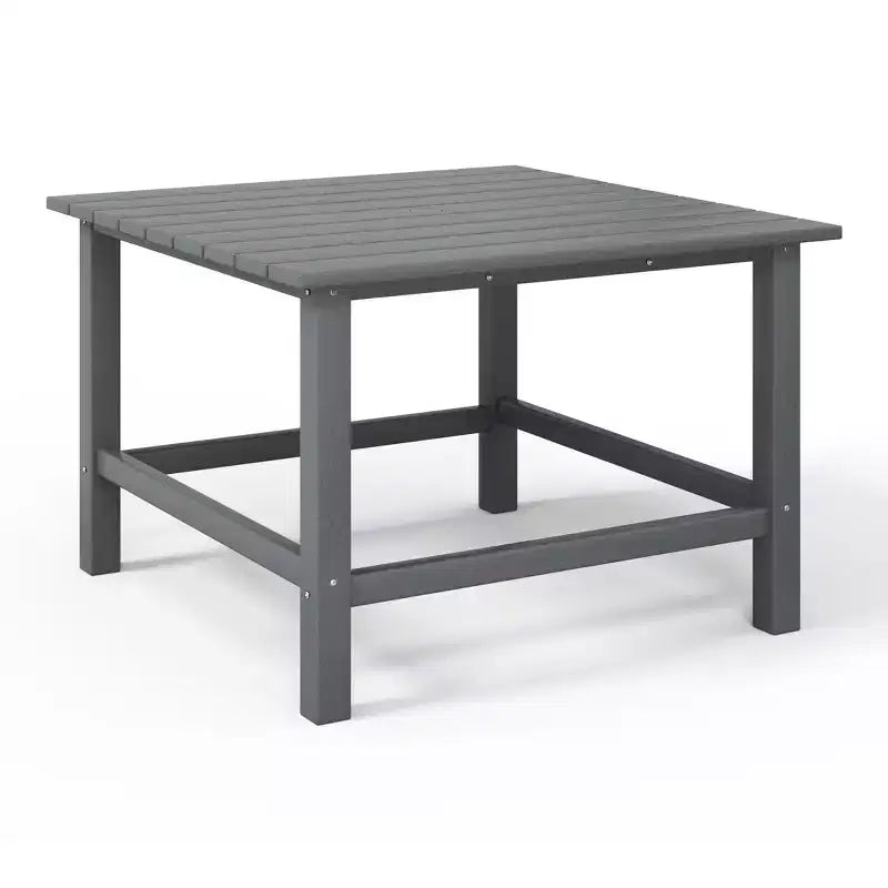 WestinTrends Malibu Set da 5 Pezzi Tavolo Quadrato da Pranzo e Sedie per Bambini in HDPE da Esterno