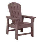 WestinTrends Malibu Set di 5 Pezzi da Giardino per Bambini con Tavolo Rotondo e Sedie in HDPE