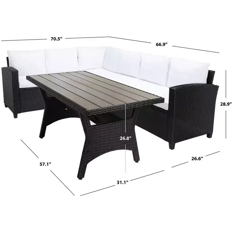 Set angolare 3 pezzi Jovita - Per interni/esterni - PAT7707 - Safavieh