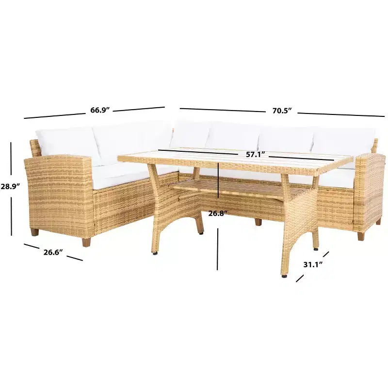 Set angolare 3 pezzi Jovita - Per interni/esterni - PAT7707 - Safavieh