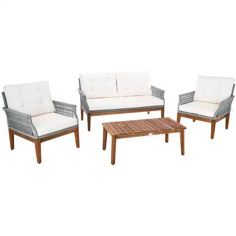 Winslo Salotto 4 Pezzi - Interno/Esterno - PAT7075 - Safavieh