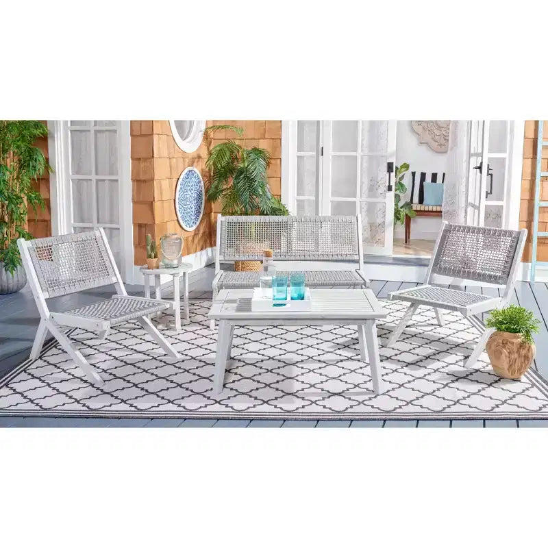 Kobina Set da Salotto 5 Pezzi - Interno/Esterno - PAT7314 - Safavieh