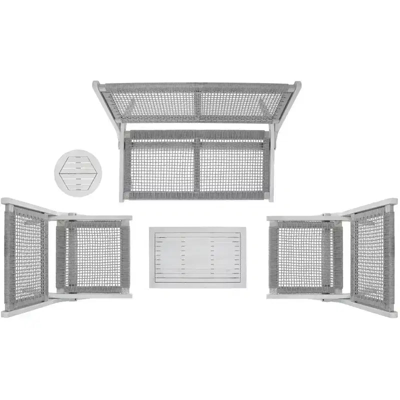 Kobina Set da Salotto 5 Pezzi - Interno/Esterno - PAT7314 - Safavieh