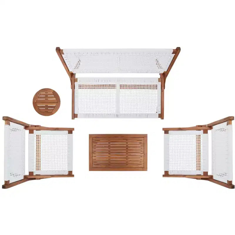 Kobina Set da Salotto 5 Pezzi - Interno/Esterno - PAT7314 - Safavieh