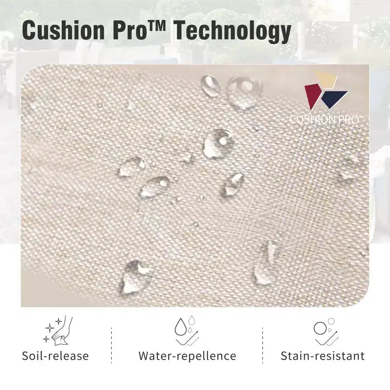 Captiva Designs - Salotto da Esterno a 4 Pezzi in Corda Intrecciata con Poltrone, per Piscina, Giardino e Cortile