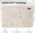 Captiva Designs - Salotto da Esterno a 4 Pezzi in Corda Intrecciata con Poltrone, per Piscina, Giardino e Cortile